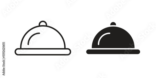 Restaurant Tray icons design vector graphic recourse