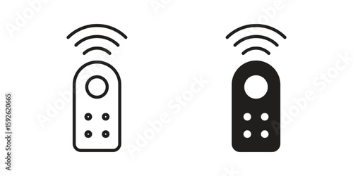 Remote control icons design vector graphic recourse