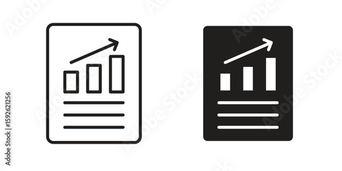 Quarterly report icons design vector graphic recourse