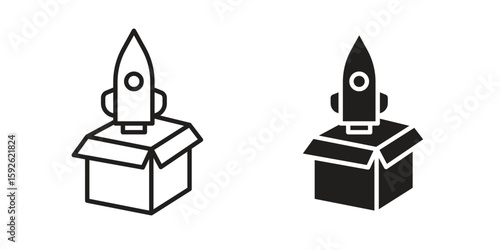 Product release icons design vector graphic recourse