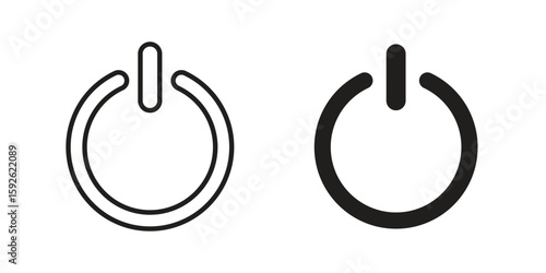 Power icons design vector graphic recourse