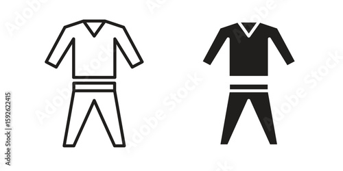 Pijama icons design vector graphic recourse