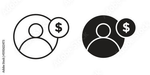 Personal loan icons design vector graphic recourse