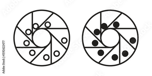 Perpetual motion icons design vector graphic recourse