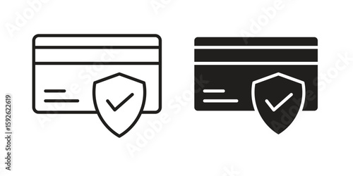 Payment security icons design vector graphic recourse