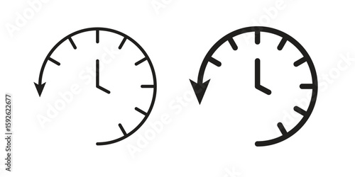 Past icons design vector graphic recourse