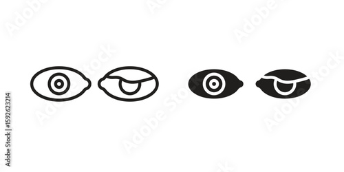 Myasthenia gravis icons design vector graphic recourse