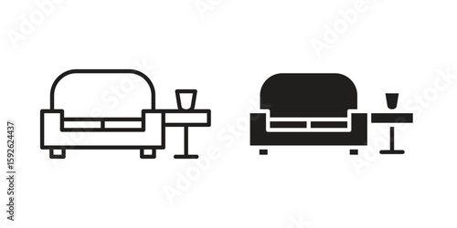 Lounge icons design vector graphic recourse