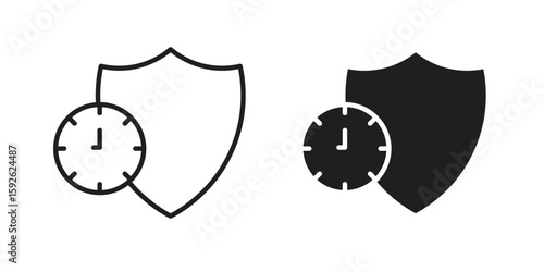 Long term icons design vector graphic recourse