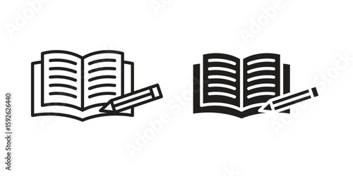 Homework icons design vector graphic recourse