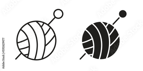 Crochet icons design vector graphic recourse