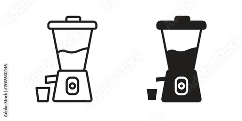 Cold pressed juicer icons design vector graphic recourse