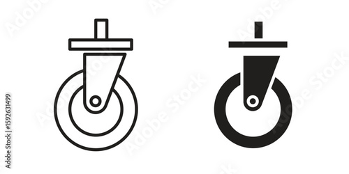 Cart trolley wheel icons design vector graphic recourse