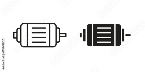 Car alternator icons design vector graphic recourse