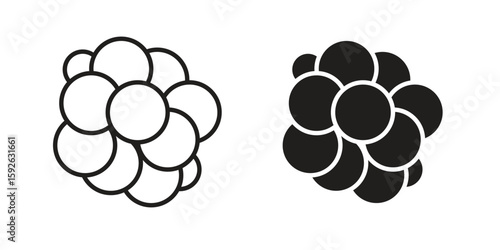 Cancer icons design vector graphic recourse