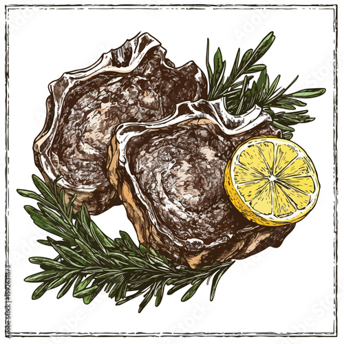 Veal Milanese Sketch with Lemon