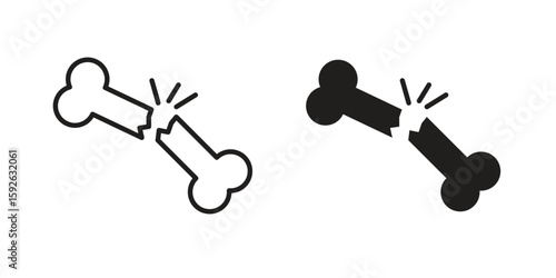 Broken bone icons design vector graphic recourse