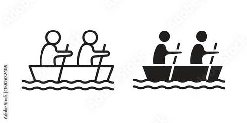 Boat race icons design vector graphic recourse