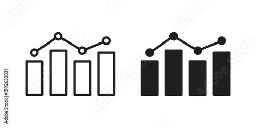 Benchmarking icons design vector graphic recourse