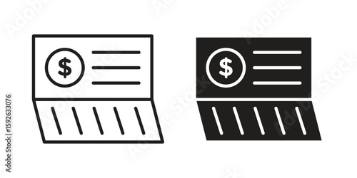 Bankbook icons design vector graphic recourse