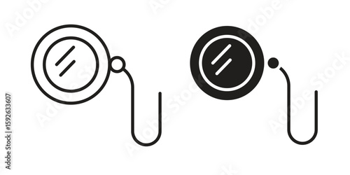 Ar monocle icons design vector graphic recourse