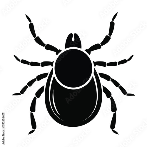A black tick icon, representing insects, pests, disease, or medical concerns related to bites