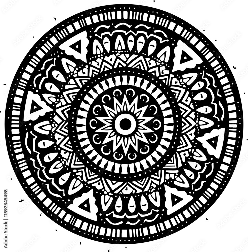 Polynesian Tribal Tattoo Circle Design Polynesian Tribal Tattoo Circle Design