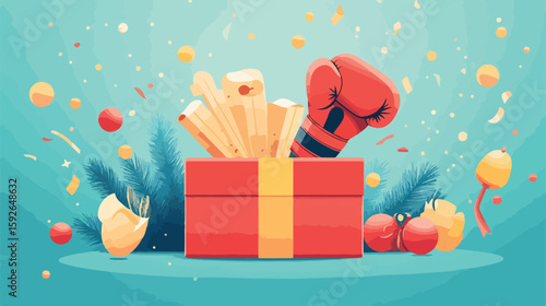 Festive April Fools Day Surprise Card