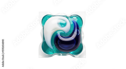 Bild auf Leinwand Isolated Laundry Detergent Pod