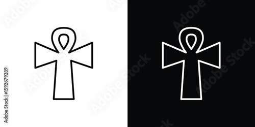 Φωτογραφία Ankh icons. Minimal vector icons pack for web
