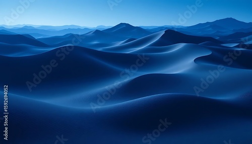  abstract the dark blue desert background