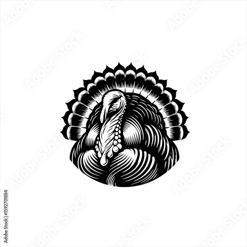 Turkey isolated on white background