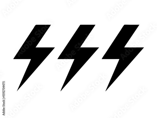 Free Download Energy icon. Lightning bolt icon vector - GFXLoad