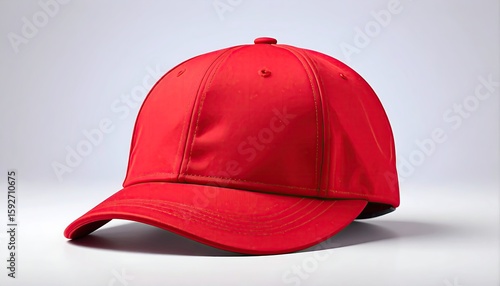 Wallpaper Mural Red baseball cap on plain background (1) Torontodigital.ca