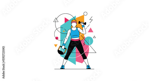 Engaging fitness workout for a healthier lifestyle and stronger body