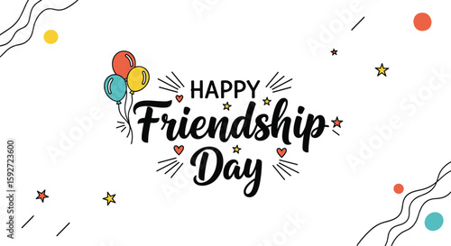 Happy friendship day celebrating bonds of true connection and lasting companionship