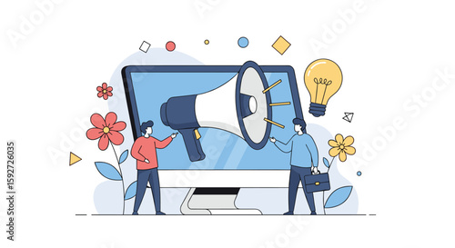 Digital marketing communication strategy for business growth and customer engagement