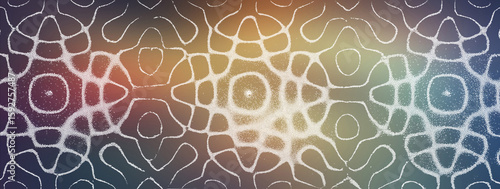 Photography Rainbow harmonic cymatic sand pattern
