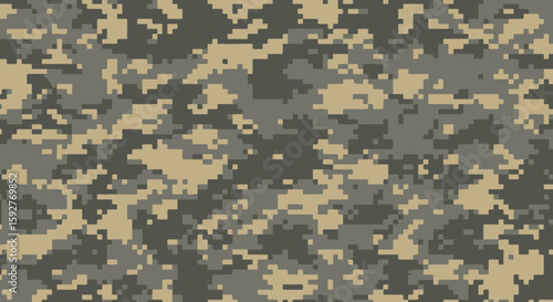 Seamless U.S. Army Digital UCP Camouflage Pattern
ACU (Army Combat Uniform) Pixelated Camo Texture
Vector Universal Camouflage Pattern (UCP) Background
Modern Gray and Green Digital Military Camouflag
