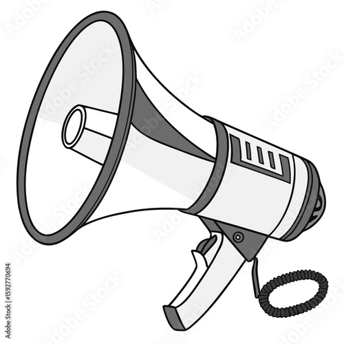 megaphone icon vector illustration