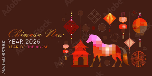 Chinese new year 2026 year of the horse celebration