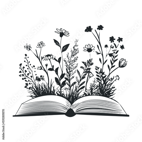 Blooming book of botanical wonders for nature lovers