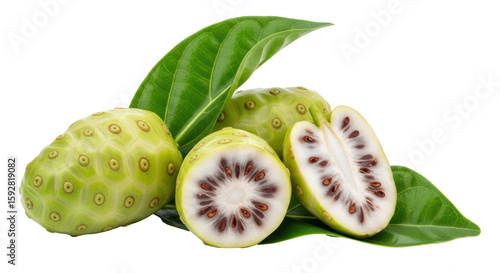 Foto Isolated noni fruit