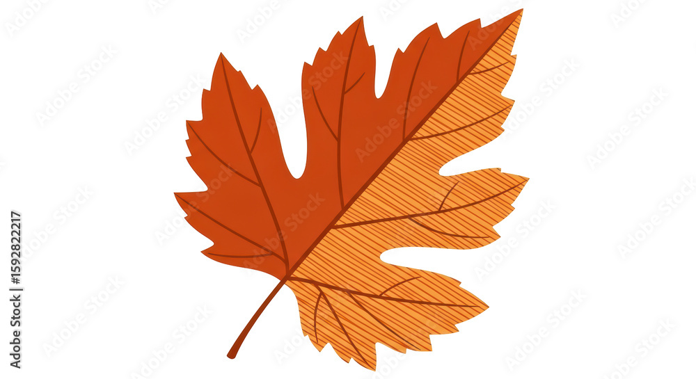Fototapeta premium Isolated Leaf