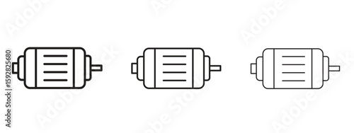 Tableau sur toile Car alternator icon
