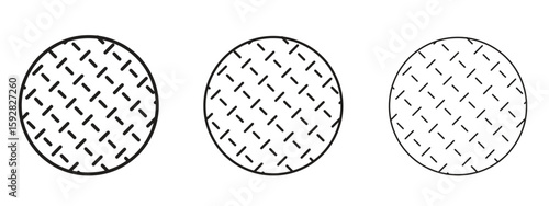 Obraz na plátně Anti skid feet icon