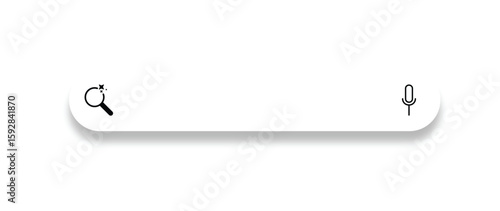  Artificial intelligence search button eps10.