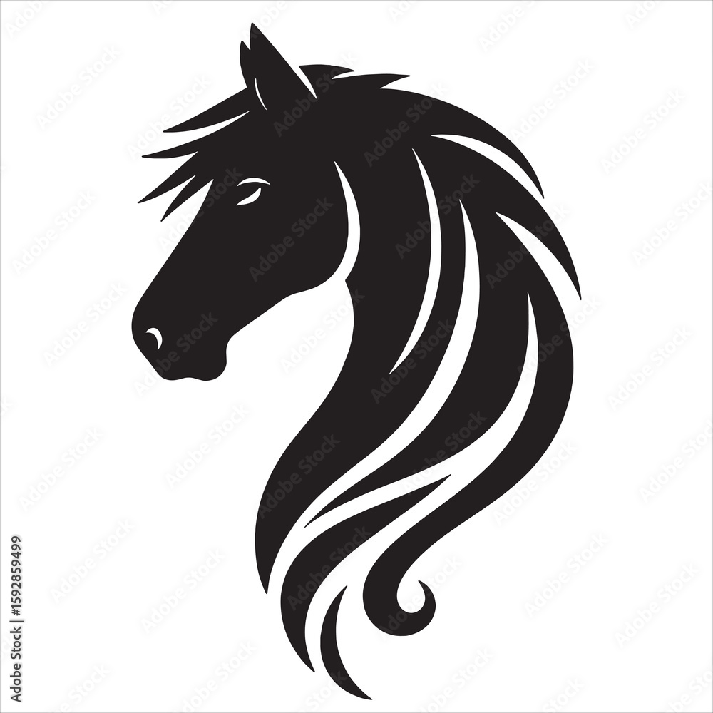 Fototapeta premium Horse Silhouette