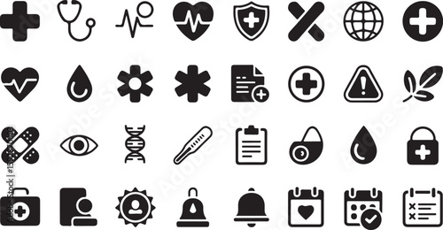 Healthcare and Medical Icons Set