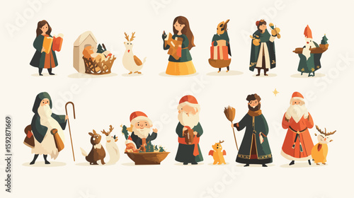 Christmas Manger Scenes Figurines Decoration